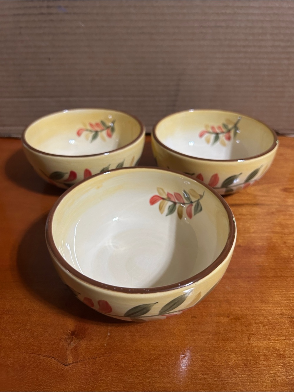 Better home and garden Tuscan retreat bowls 4.5” set of 3